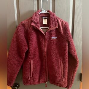 Patagonia Burgundy Fleece Jacket